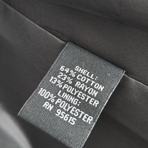 Rafaella Women's Size 12P Black & White Career Business Back Pleat Jacket - Picture 7 of 9